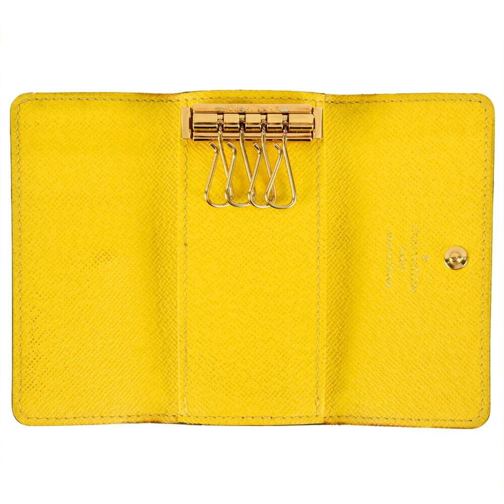 Louis Vuitton Multicle 4 Key Case, Monogram Canvas, M81938, Jaune, with Built... - Picture 6 of 9